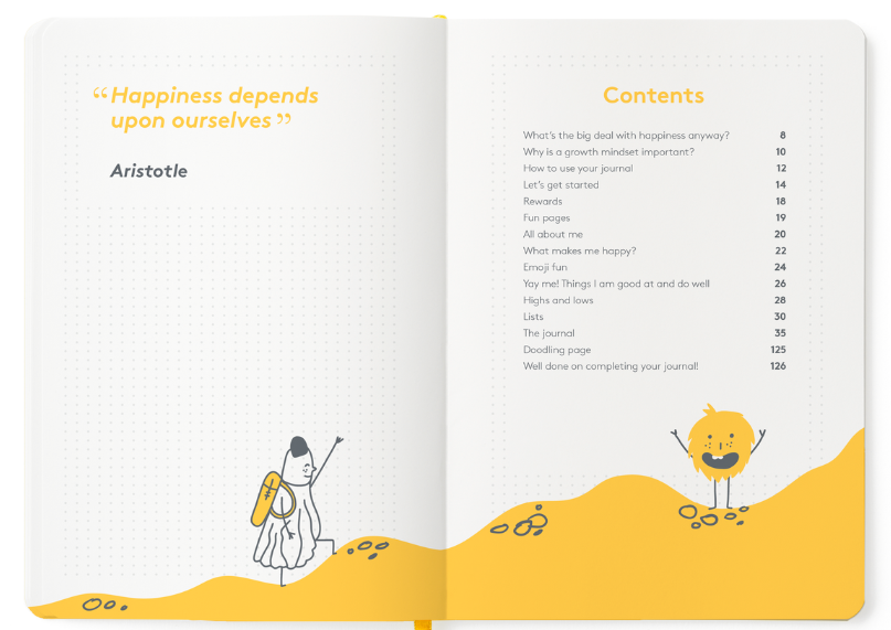 Happy Week Journal The HappySelf Kids' Daily Journal For Boys and Girls Aged 6 to 12 ...
