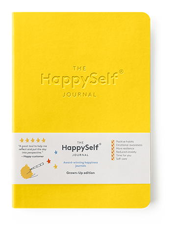 HappySelf Journal for Grown Ups | Yellow