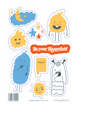 HappySelf Sticker Sheet